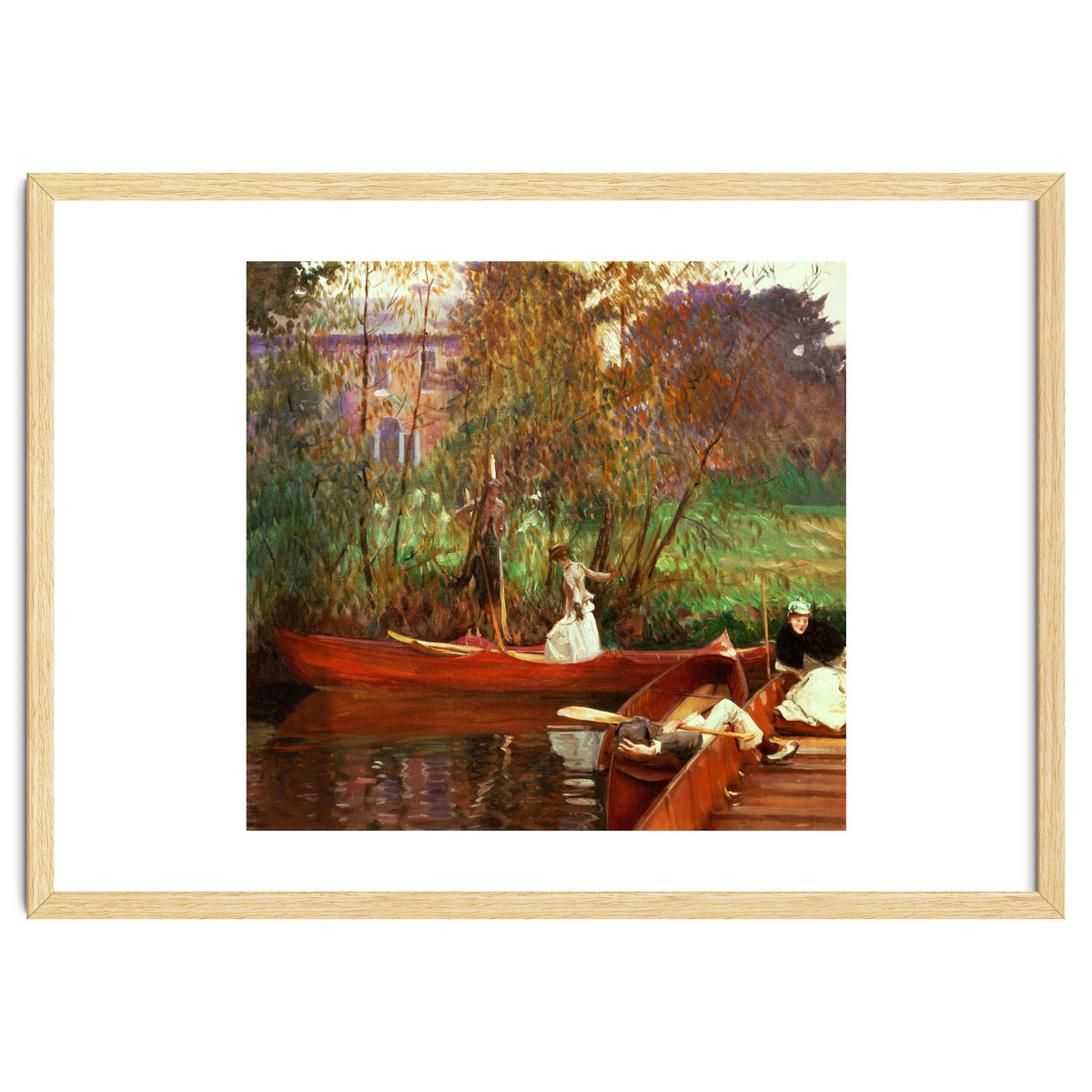 John Singer Sargent / 'The Boating Party', 1889, Oil on canvas, 88 x 92 cm.