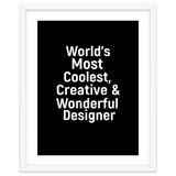 World's most coolest, creative and wonderful designer thumbnail