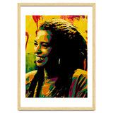 Angela Davis Colorful abstract Art thumbnail