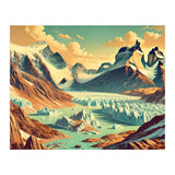 Vintage Argentina, Patagonia Glaciers Poster (Print Only) thumbnail