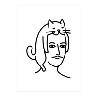 Man In Cat Hat (Print Only)