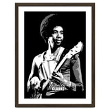 Stanley Clarke American Bassist in Grayscale thumbnail