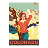 Colorado Ski Girl (Print Only) thumbnail