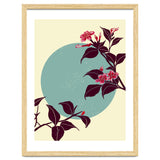Pink flowers on a blue moon thumbnail