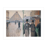 Gustave Caillebotte: Rue de Paris, temps de pluie - Paris Street in Rainy Weather, 1877. (Print Only) thumbnail