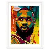 LeBron James Colorful abstract thumbnail