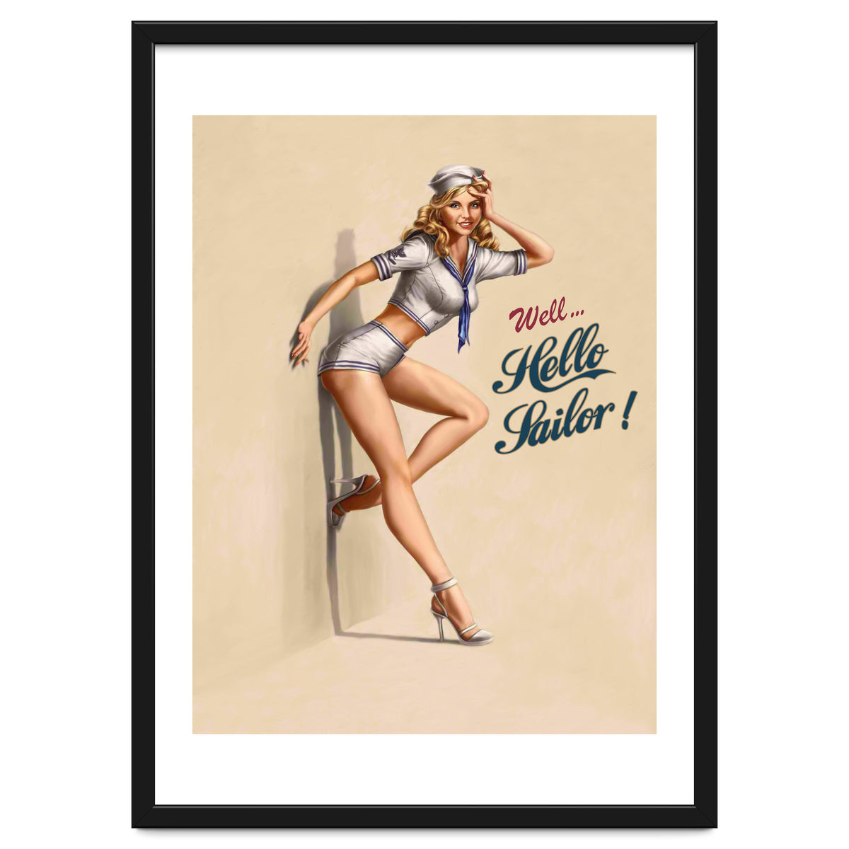 Hallo Sailor Pinup Girl