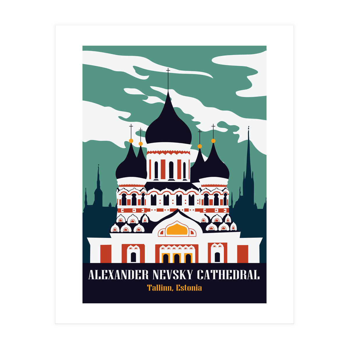 Alexander Nevsky Cathedral, Talinn, Estonia (Print Only)