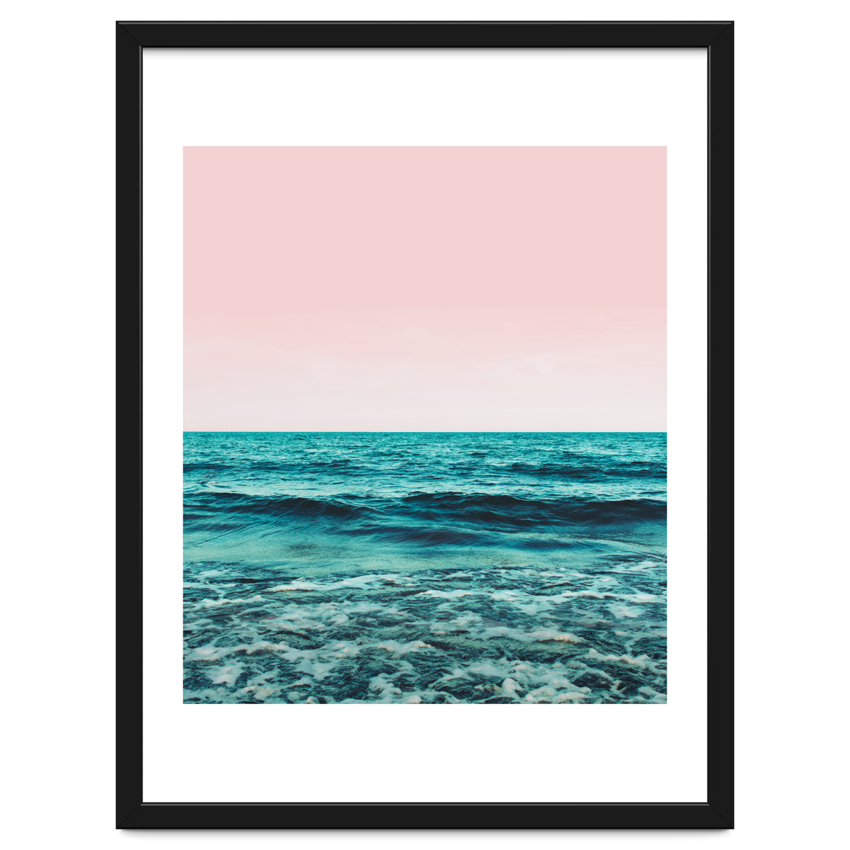 Ocean Love | Sea Beach Sand Waves Photography | Blush Nature Scenic Travel Island Digital