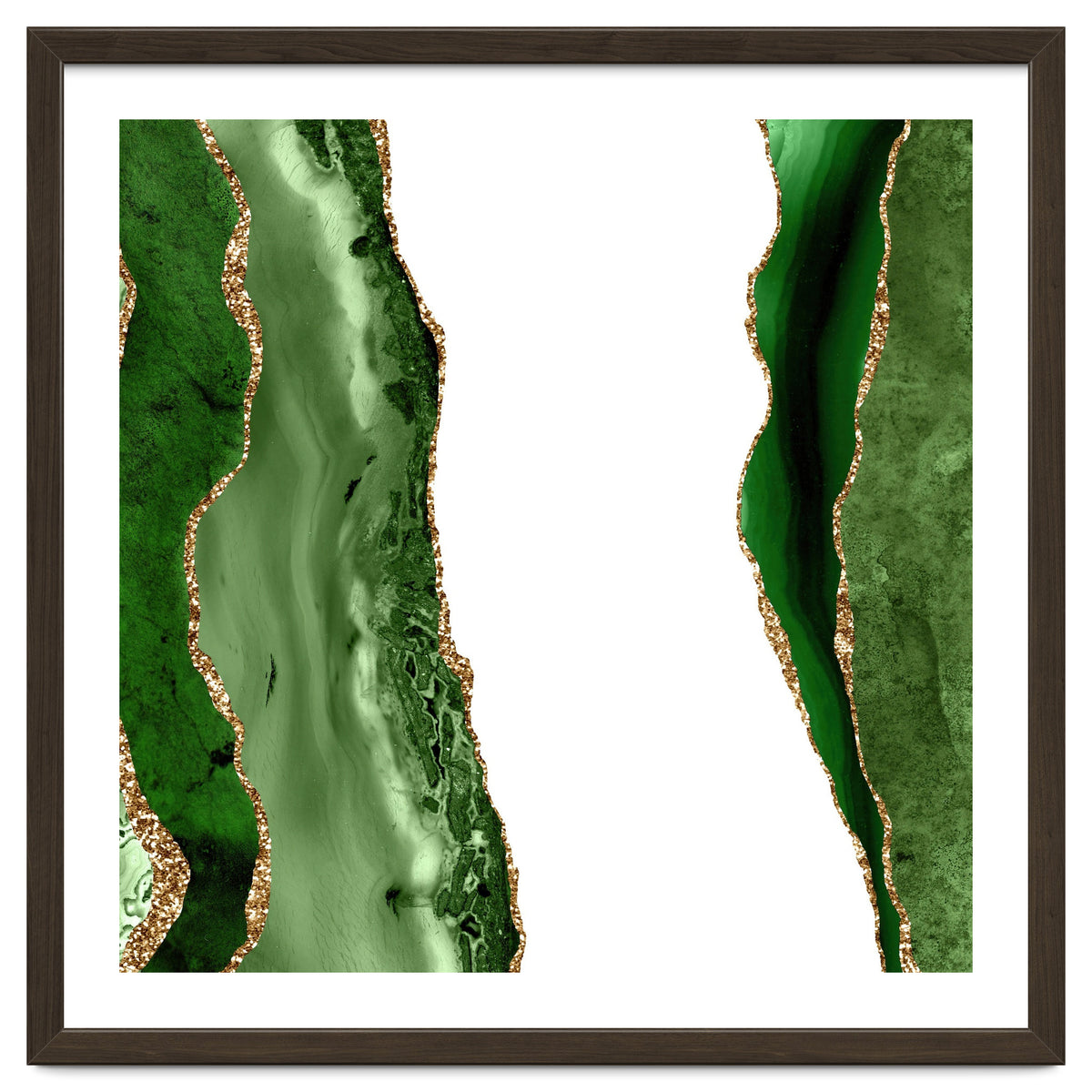 Green & Gold Agate Texture 20