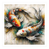 Watercolor Koi Fish Pair (Print Only) thumbnail