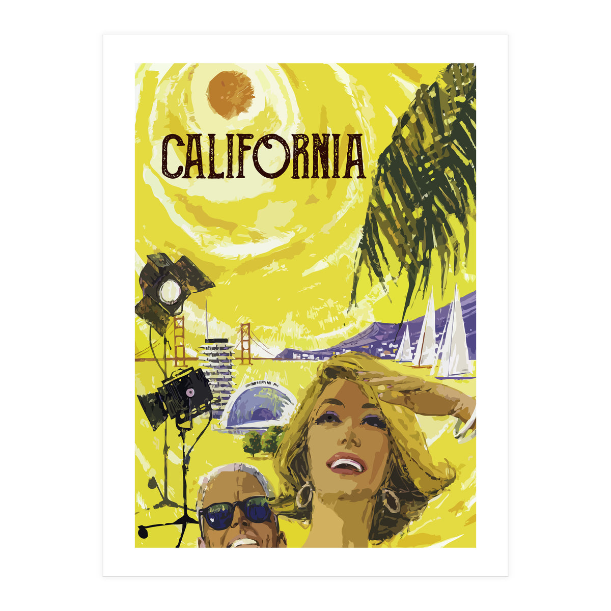 Sunny California (Print Only)