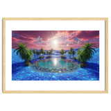Oasis of Dreams: Surreal Tropical Landscape thumbnail