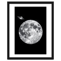 Diamond moon and UFO