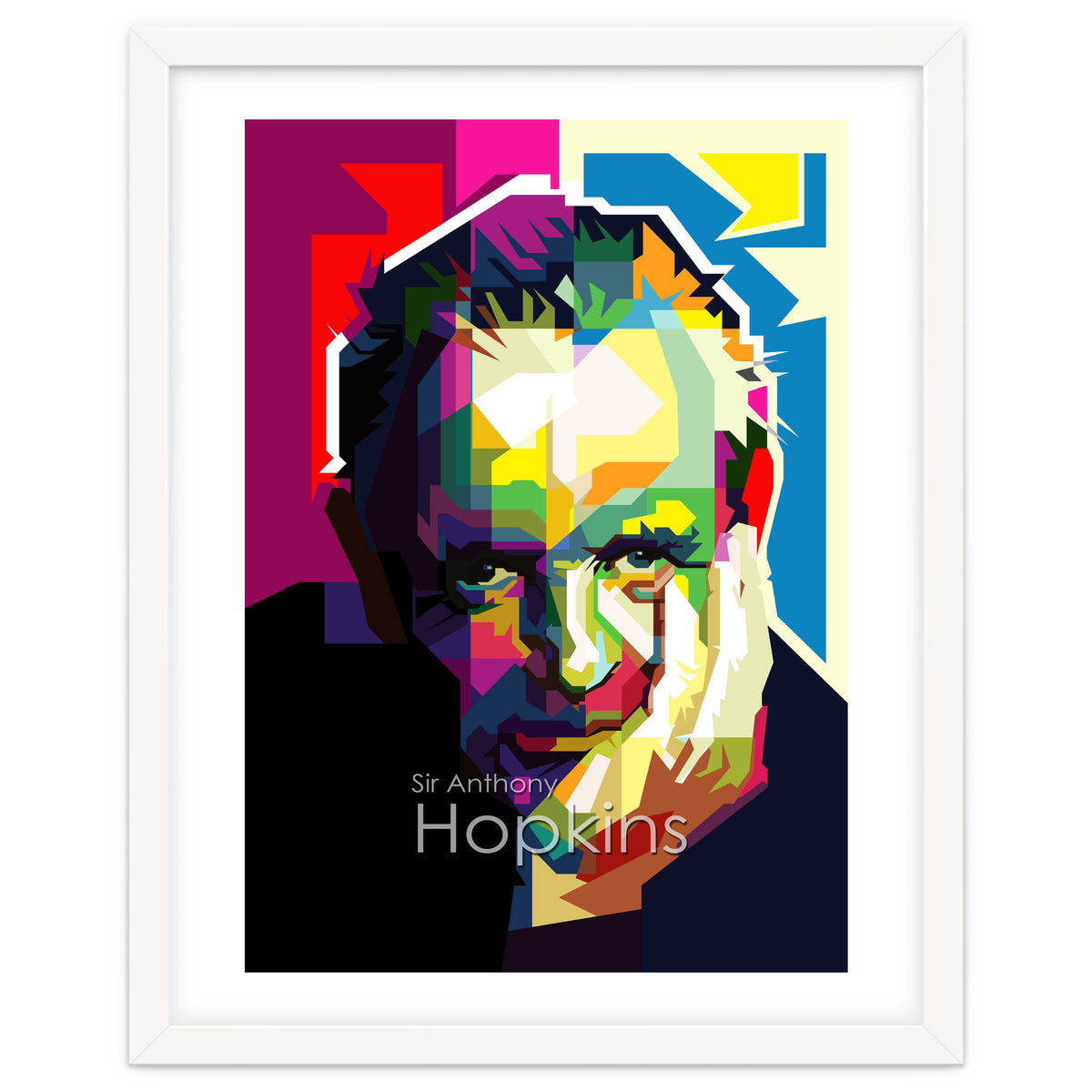 Sir Anthony Hopkins Pop Art WPAP