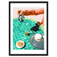 Chai, India Culture & People Painting, Exotic Travel Places Tea Bohemian Colorful Morocco Turkish