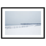 Pier in the winter seascape thumbnail