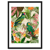 Parrots in tropical Jungle thumbnail