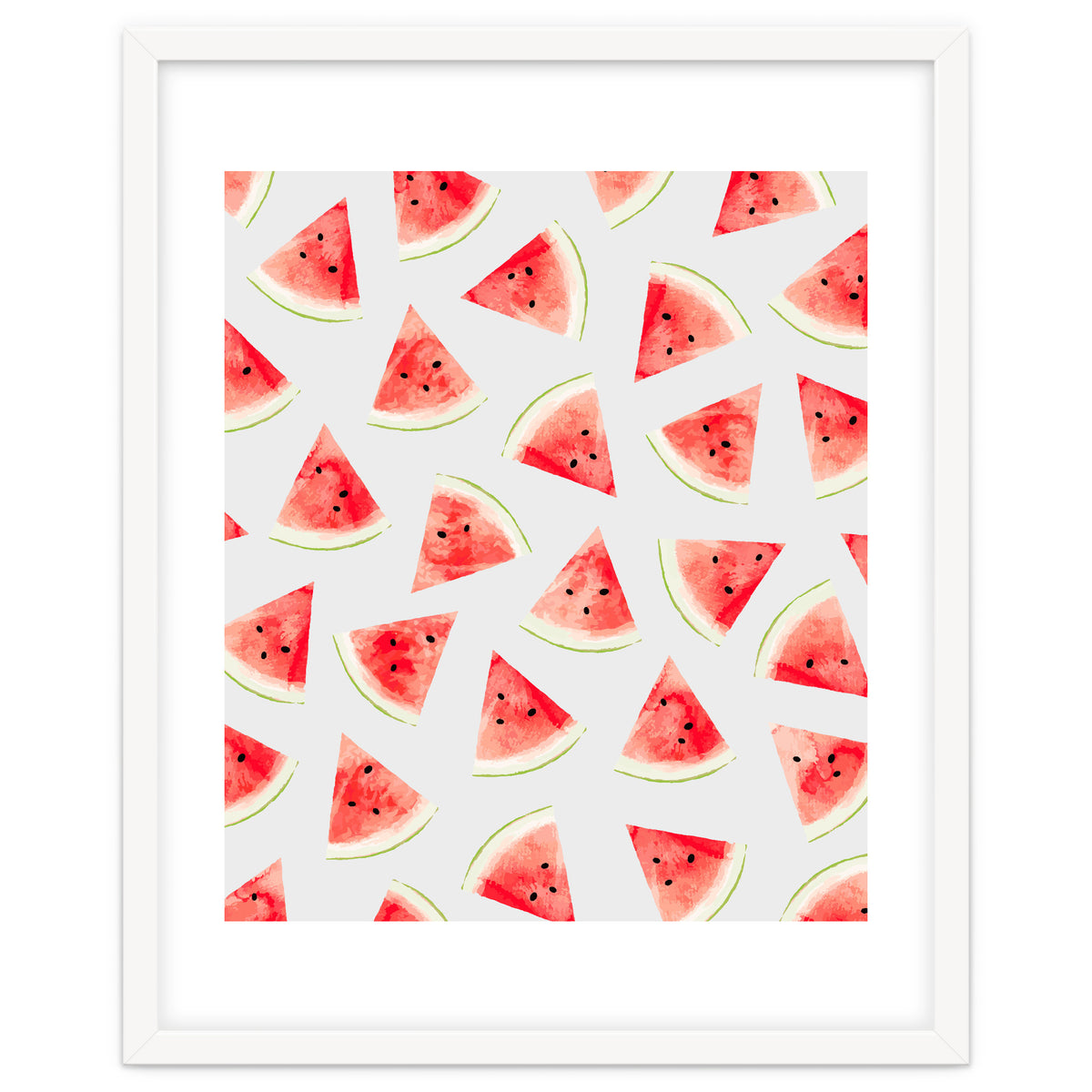 Watercolor Watermelon Pattern
