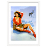 Pinup Girl Fell From A Wild Horse thumbnail