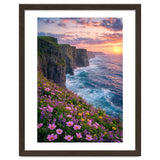 Coastal Sunset Wildflowers: Dramatic Ocean Cliffs and Floral Meadow thumbnail