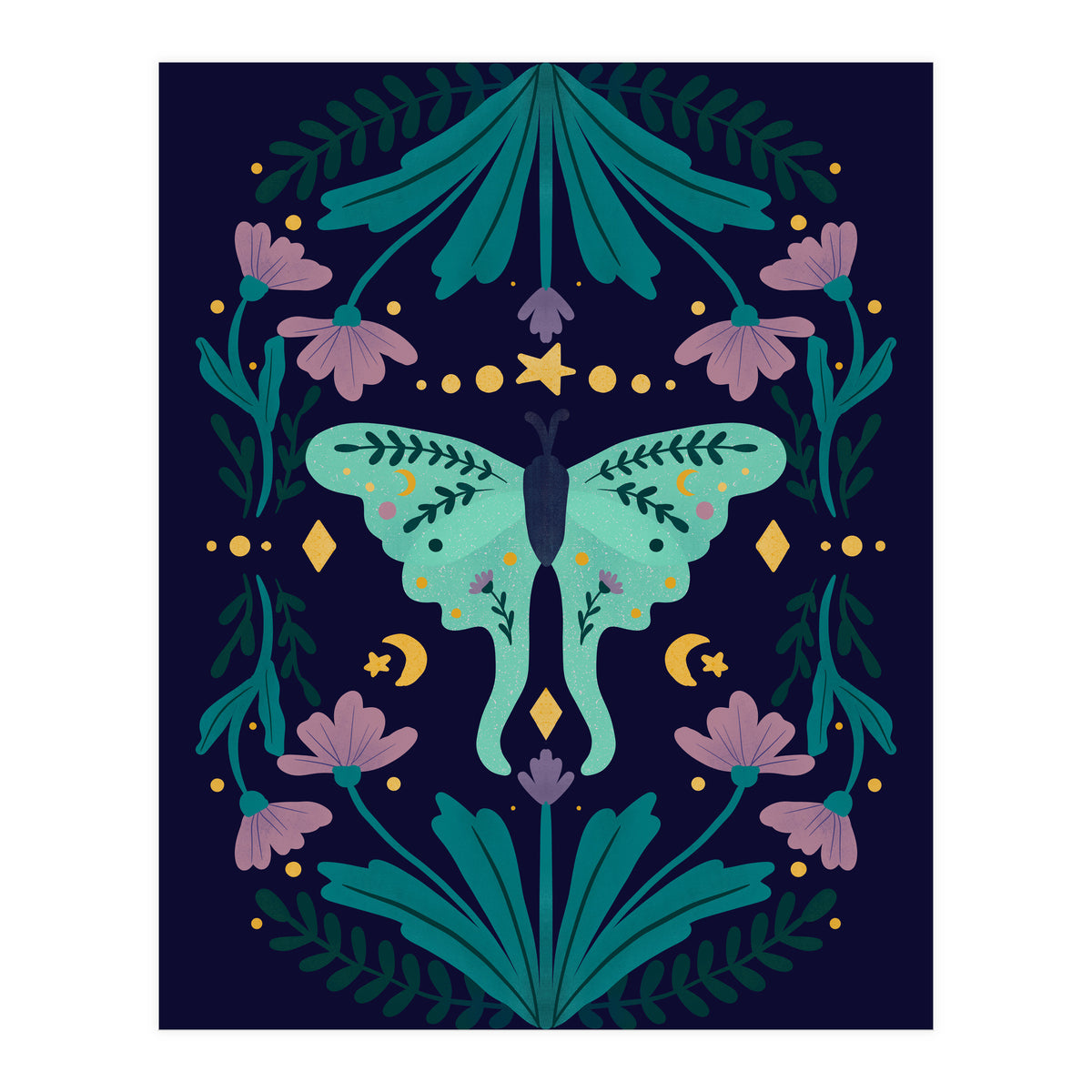 Mystical Series – Luna Moth (Print Only)