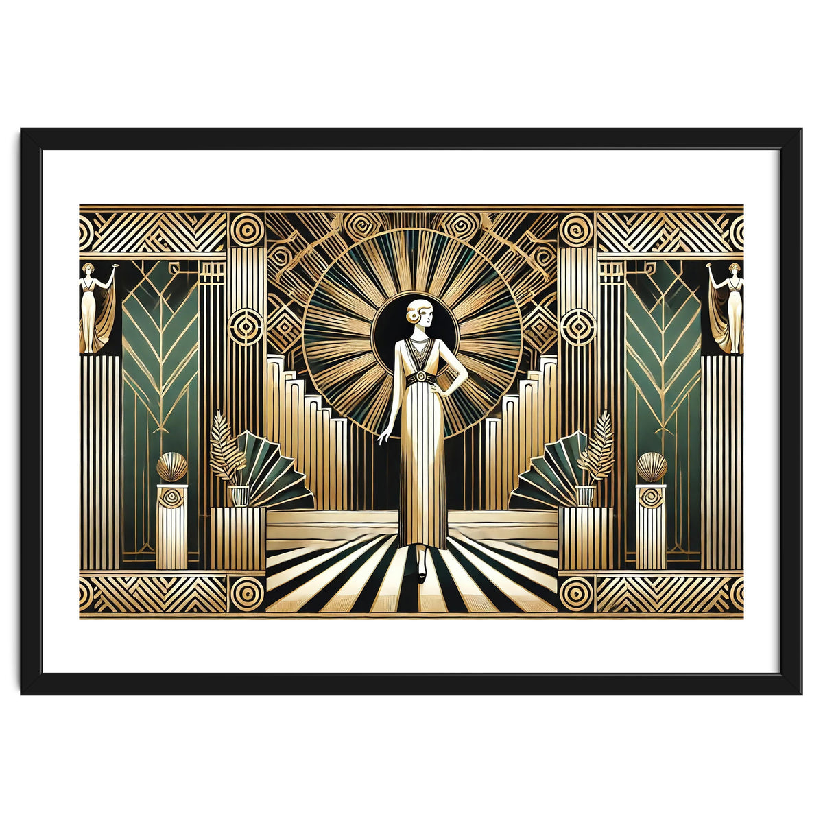 Golden Twenties Flair In Art Deco