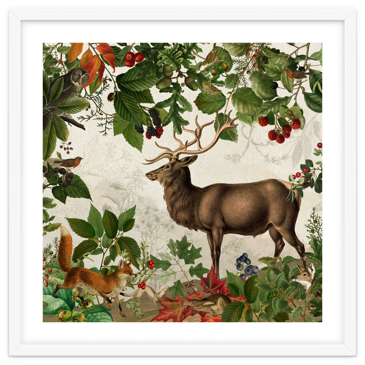 Nostalgic Autumn guardians of the forest 1