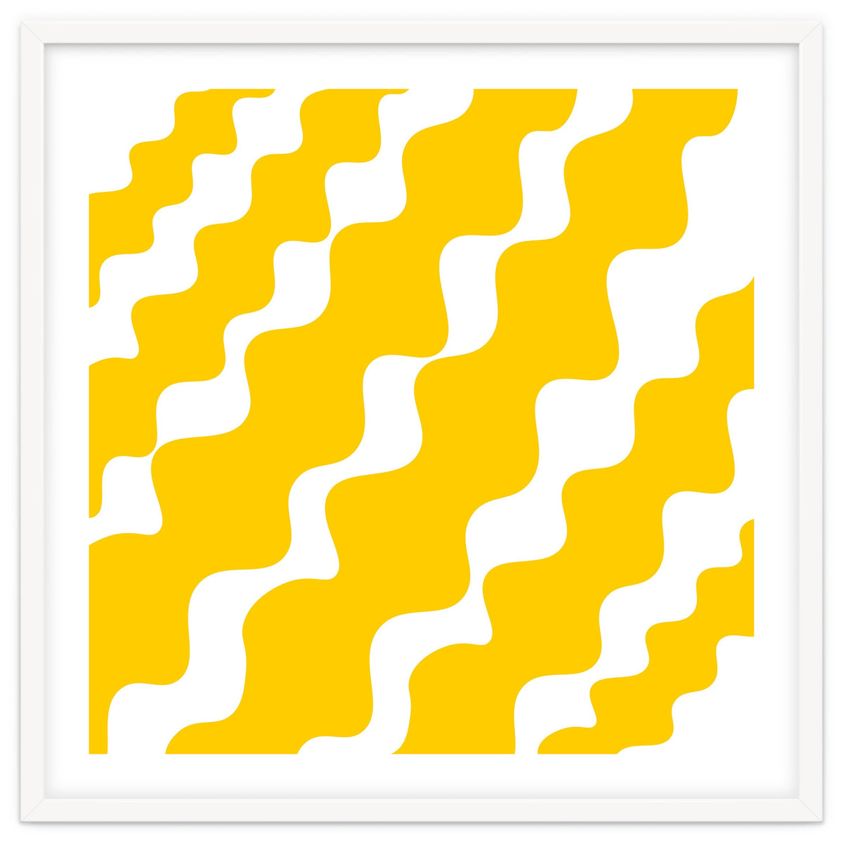 Yellow Wavy Pattern