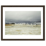 Tourists at the volcano steam spot - Iceland thumbnail