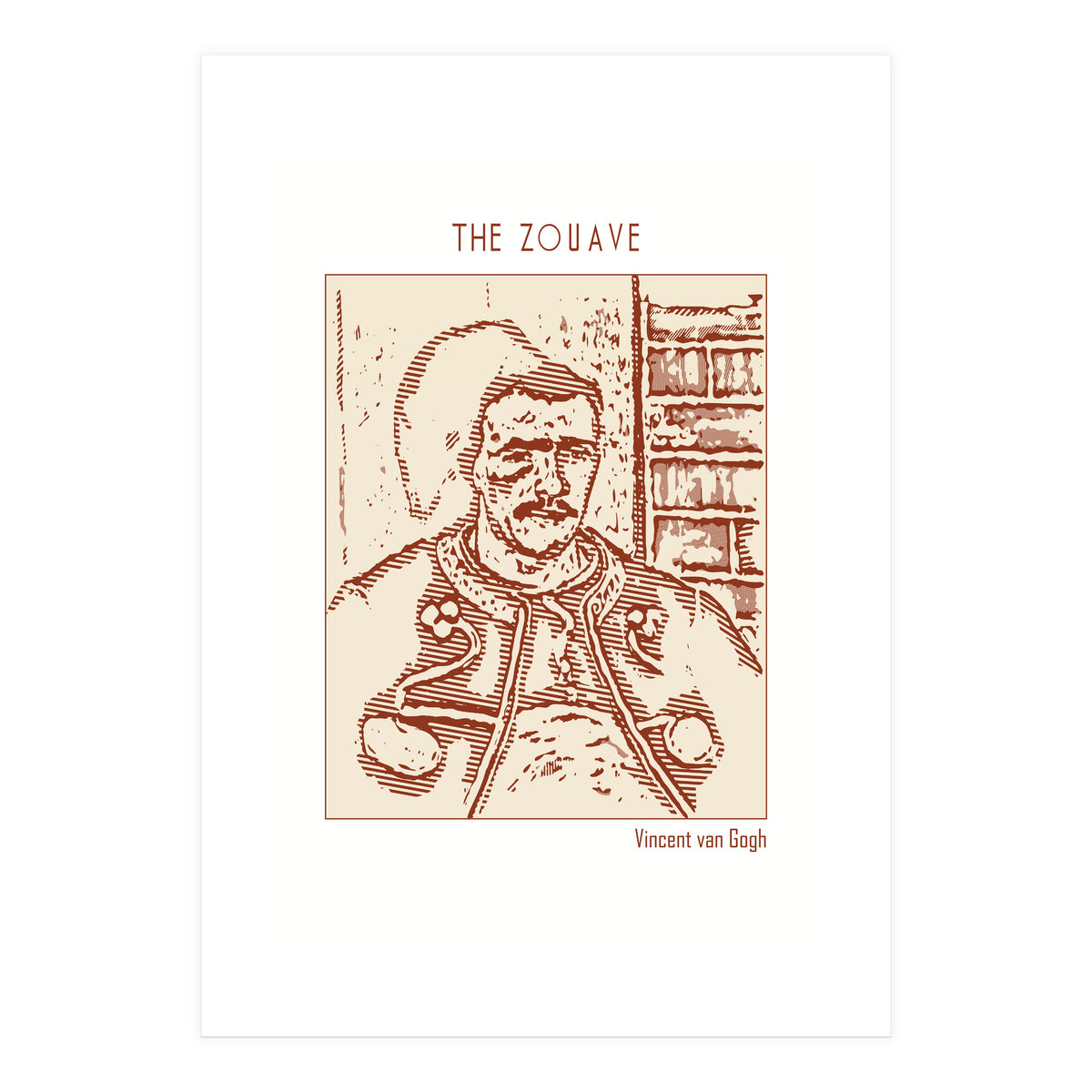 The Zouave – Vincent Van Gogh (Print Only)