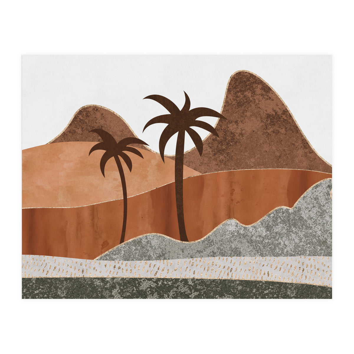 Abstract Landscape Desert Dream (Print Only)