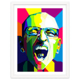 Chester Bennington Lingkin Park Pop Art Wpap thumbnail