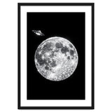 Diamond moon and UFO thumbnail