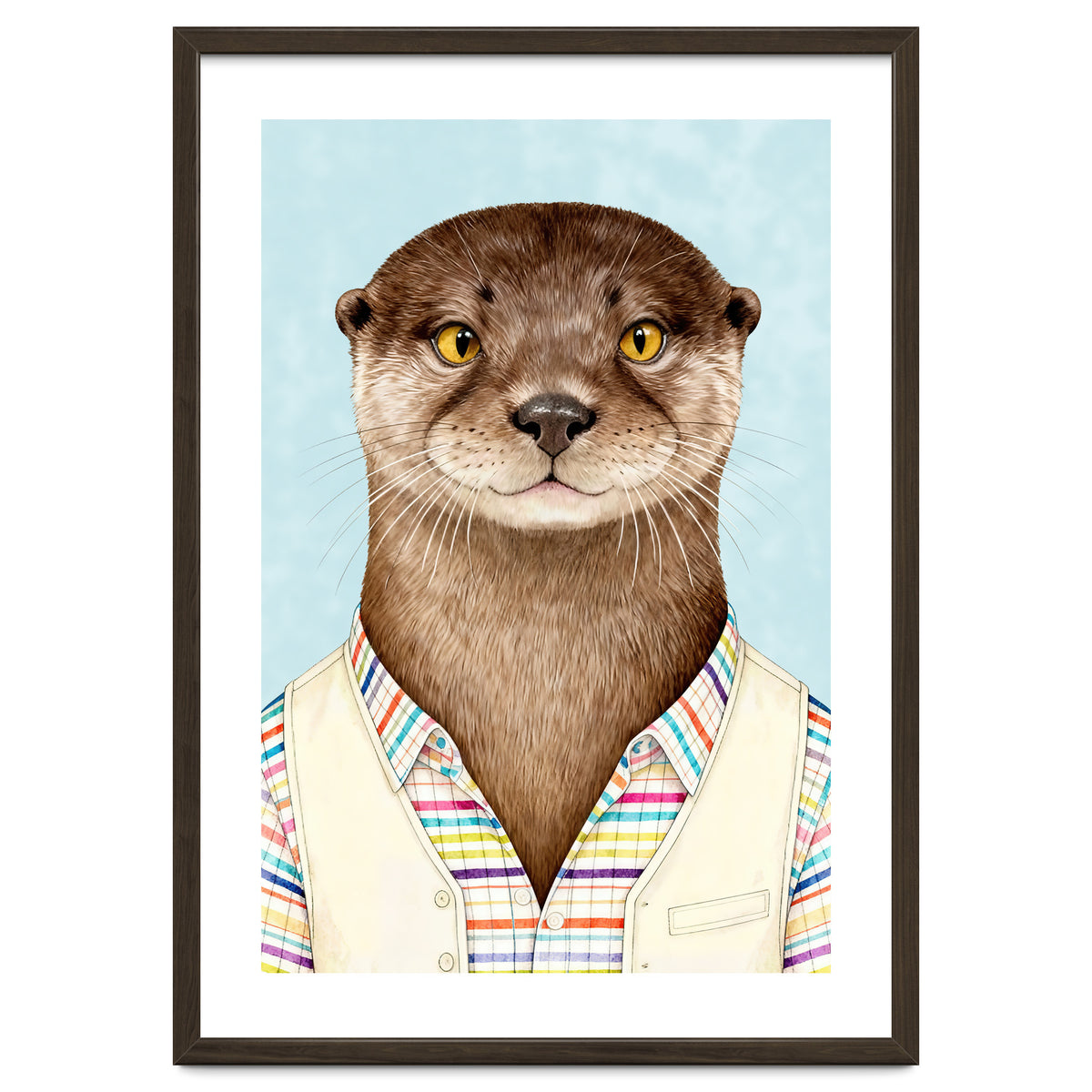 Otter Portrait in Jacket