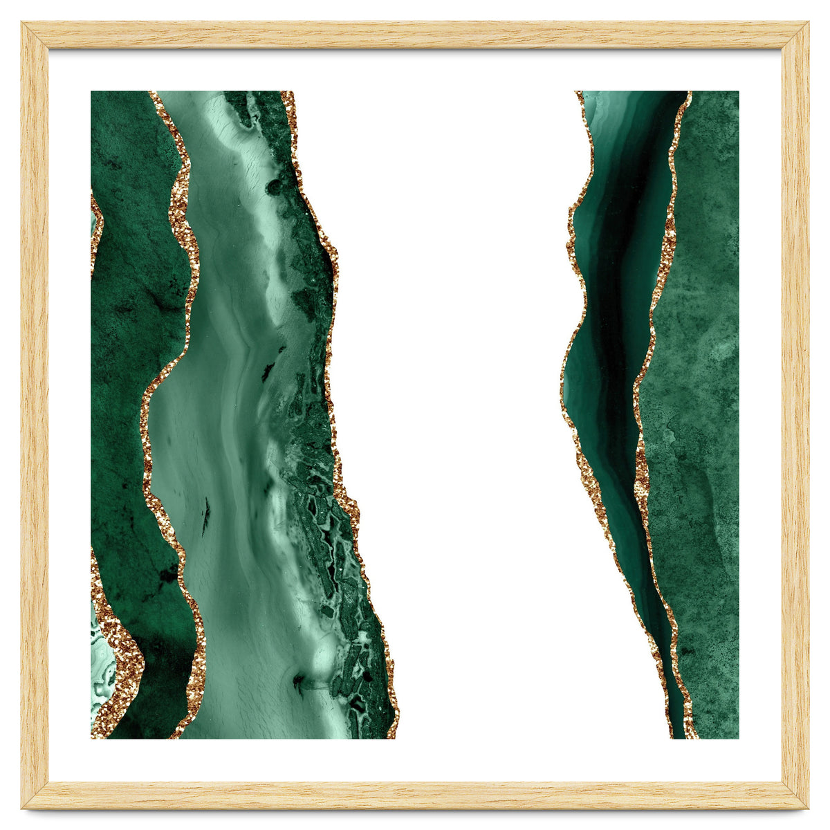Emerald & Gold Agate Texture 14