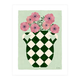 Checkered vase with anemones (Print Only) thumbnail