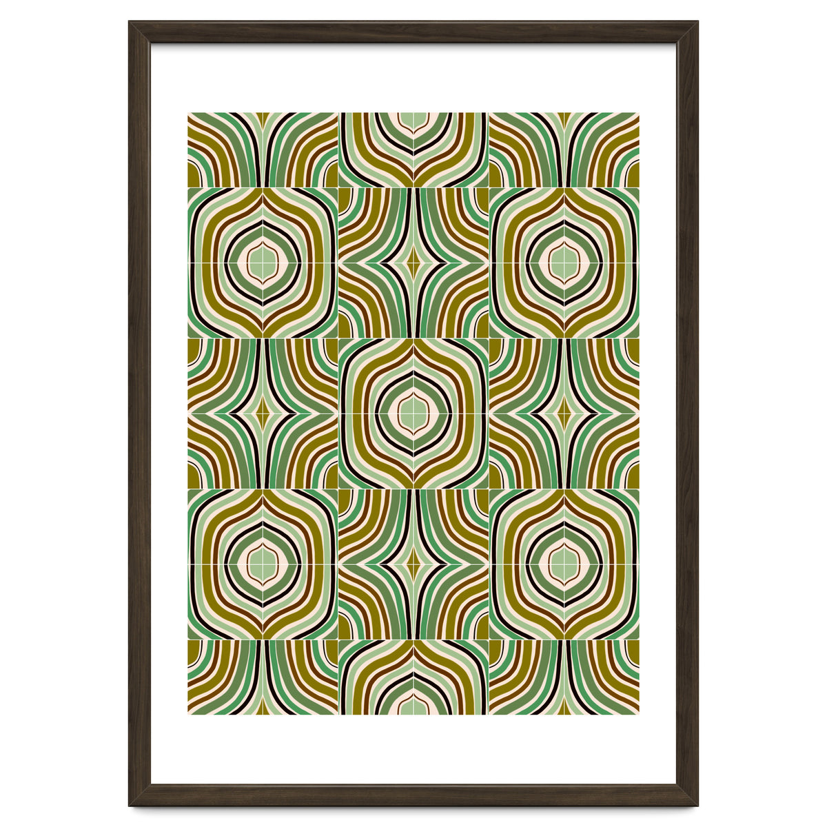 Jade Retro Rainbow Tiles