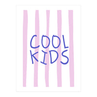 Cool Kids Club, Fun Playful Quote Print for Kids Room and Playroom Decor (Print Only)