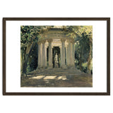 THE VILLA ADRIANA OF TIVOLI (ROME) - 1926 - OIL ON CANVAS - 0.60 X 0.70 M. thumbnail