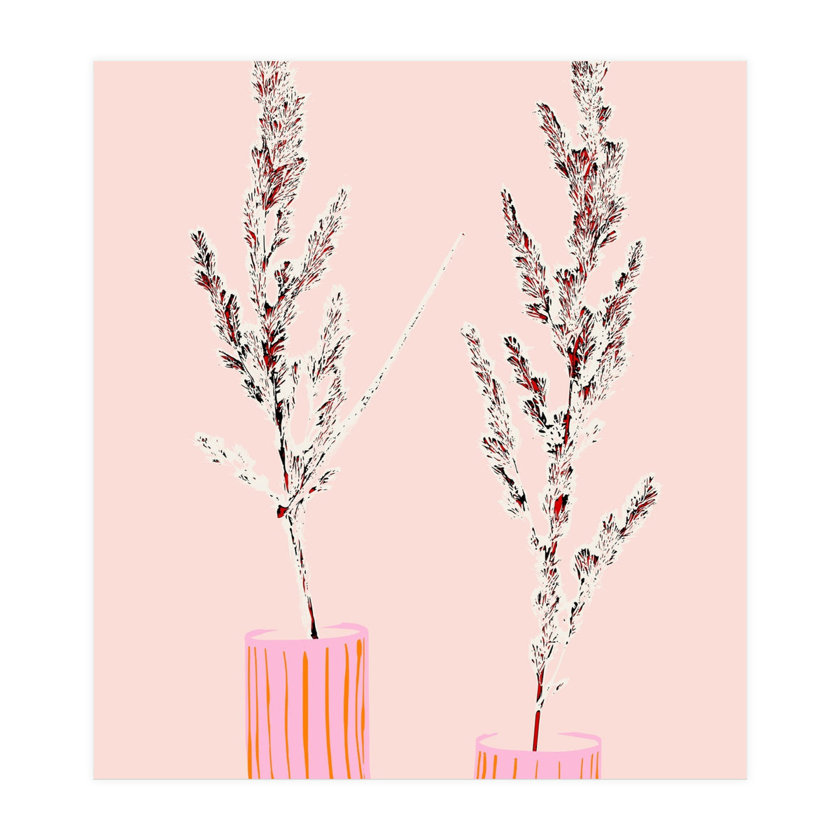 Plant based happyness Grasses 1 still life (Print Only)