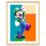 Mario Luigi Pop Art Cartoon Pop Art thumbnail