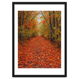 Lush Autumn Forest Path Covered thumbnail