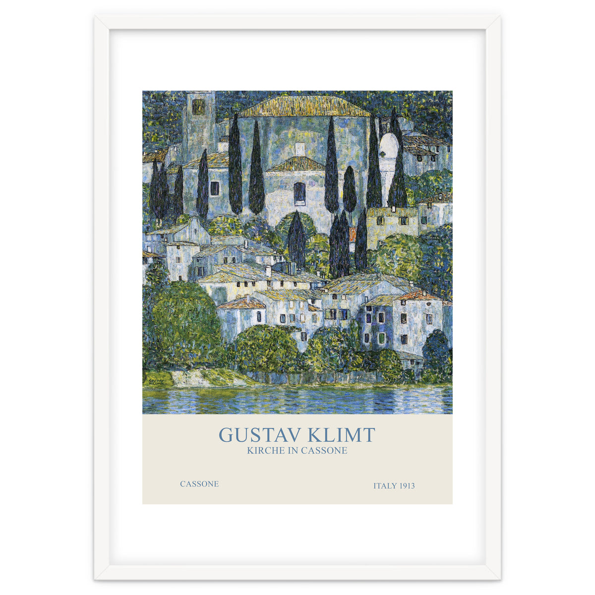 Gustav Klimt - Kirche in Cassone