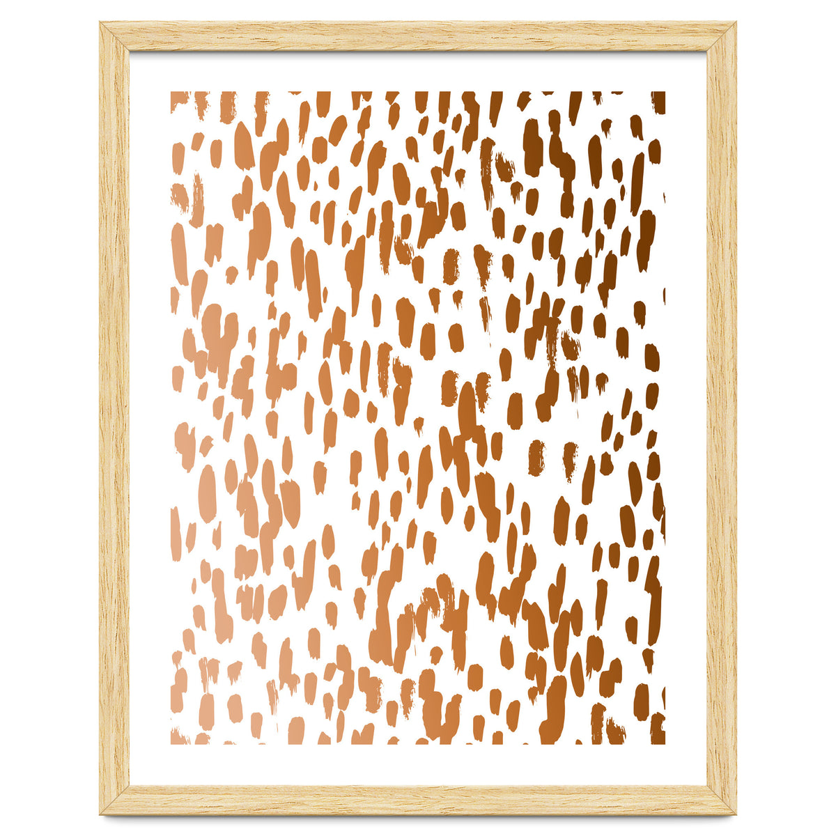 Copper Brushstrokes #society6 #decor #interiors