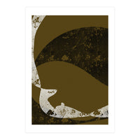 Black and White Rough Scratches (Print Only)