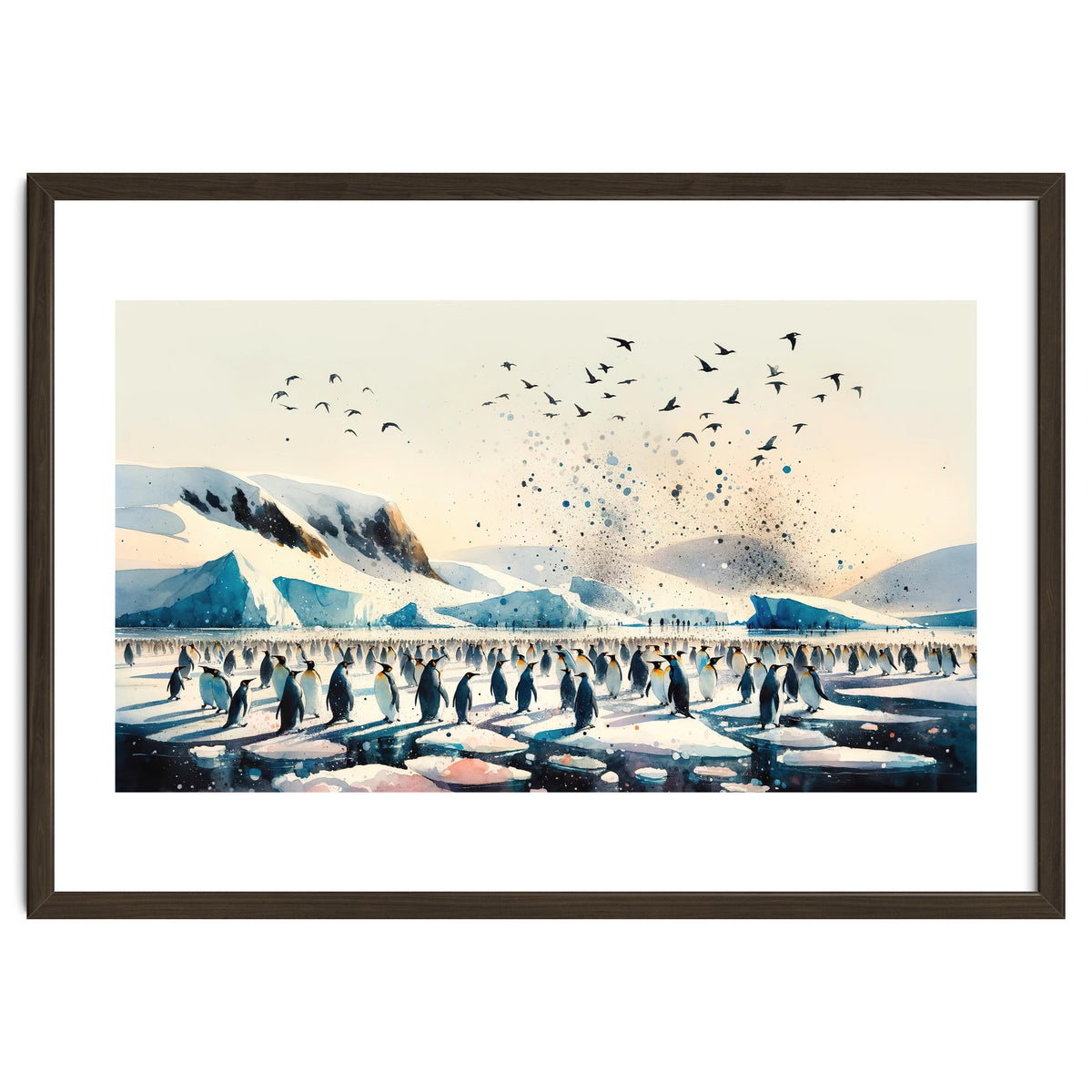 Antarctic Expanse Penguins Path