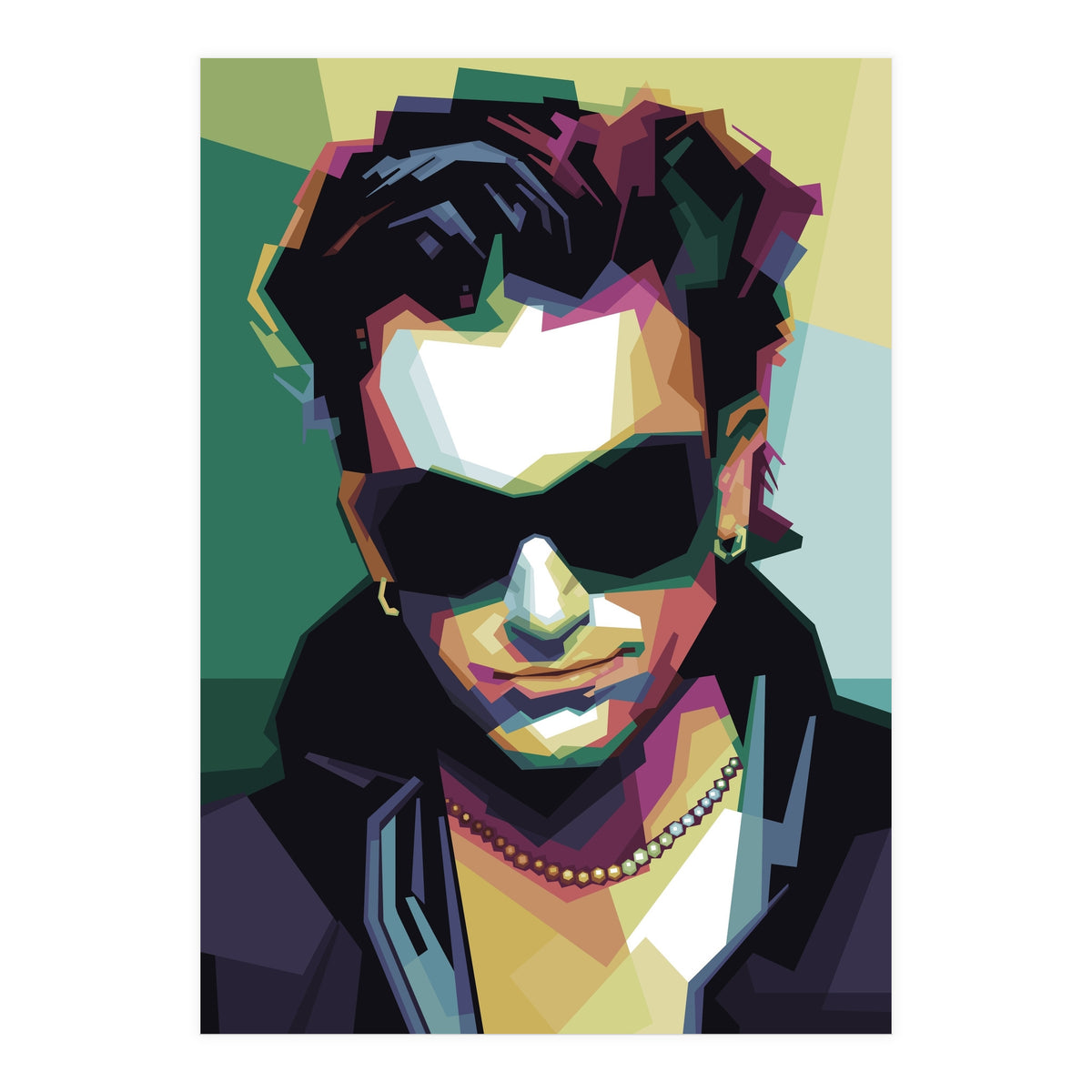 Bono Pop Art WPAP (Print Only)