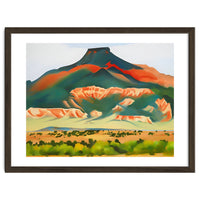 Georgia O’Keeffe – My Front Yard, Summer (1941) | Vibrant Southwestern Landscape in Modernist Style