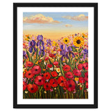 Vibrant Wildflower Field Oil Painting thumbnail